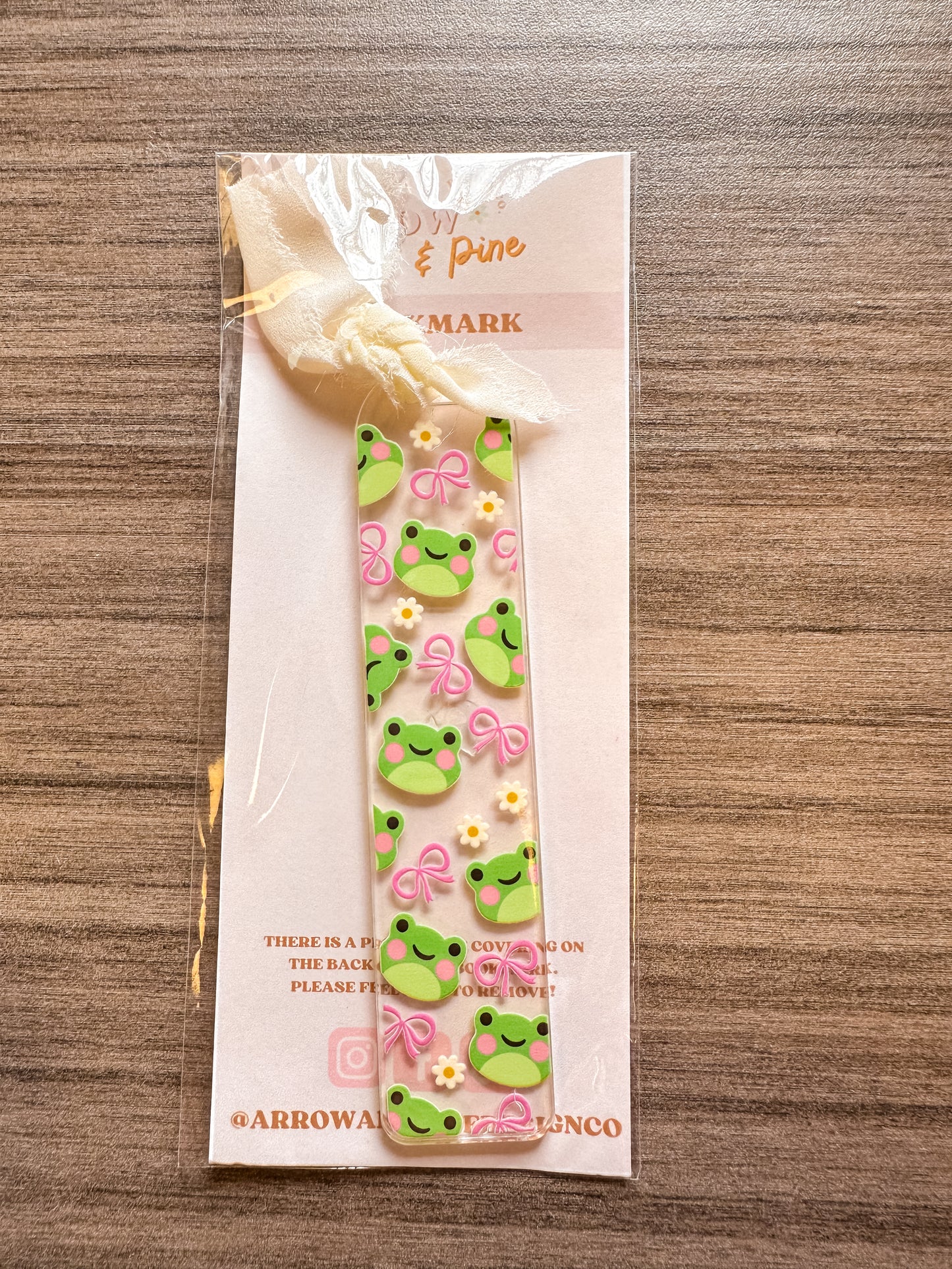 Frog Bookmark
