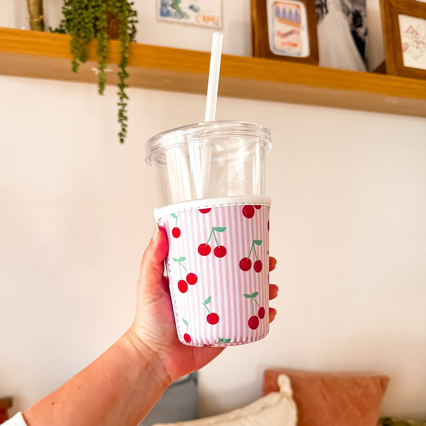Mon Cheri (Cherries) | Iced Coffee Sleeve: Small