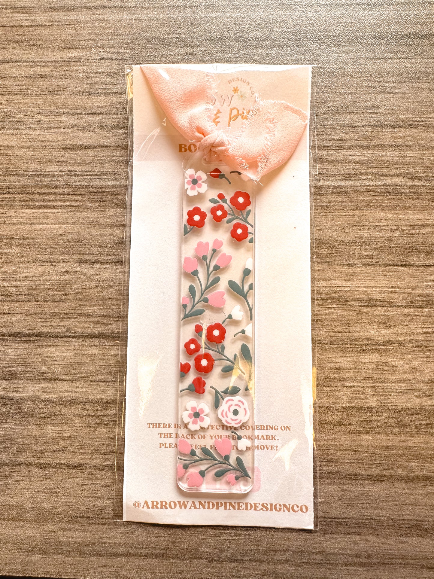 Spring Flowers Bookmark