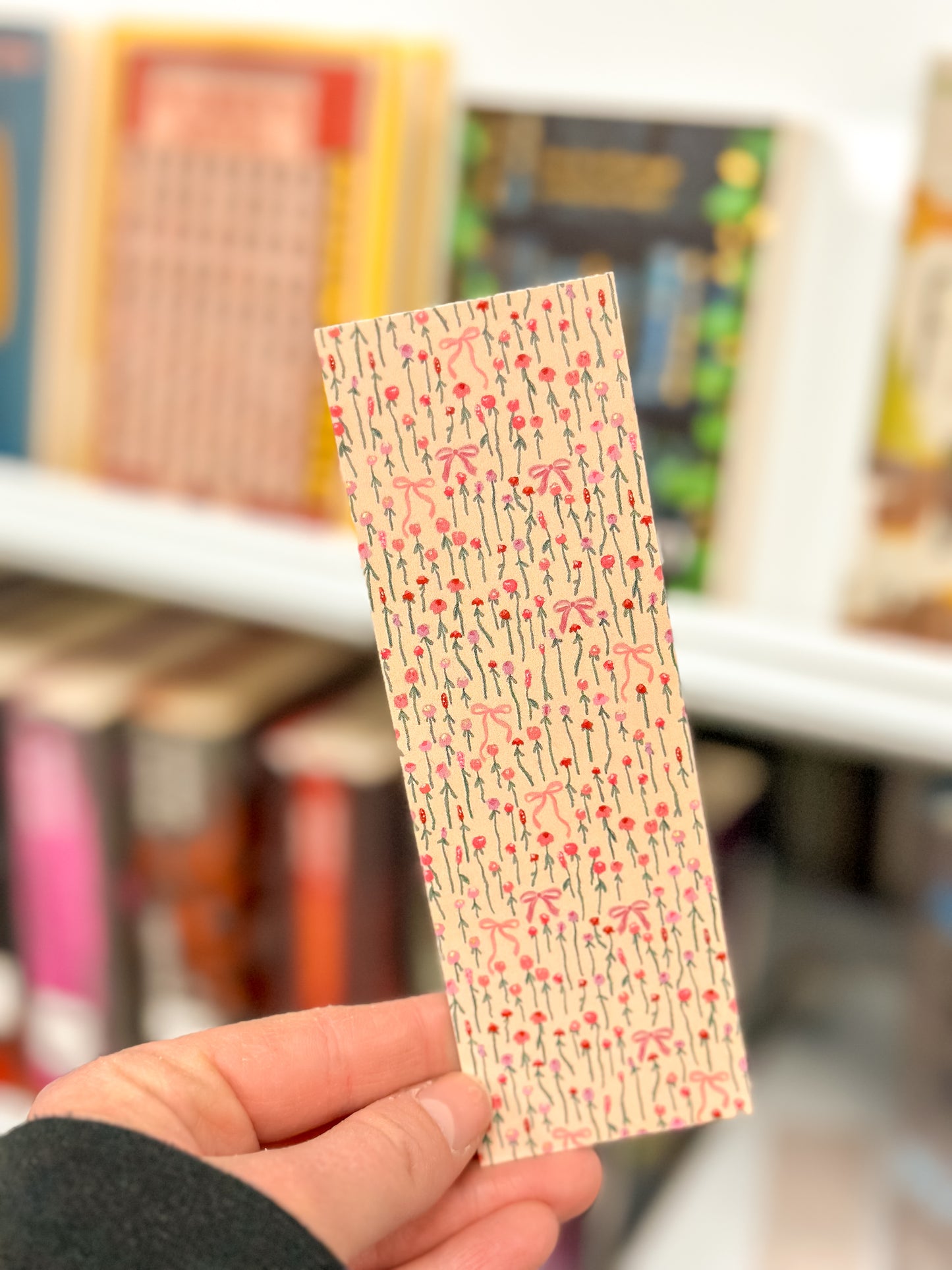 Floral Bow Bookmark