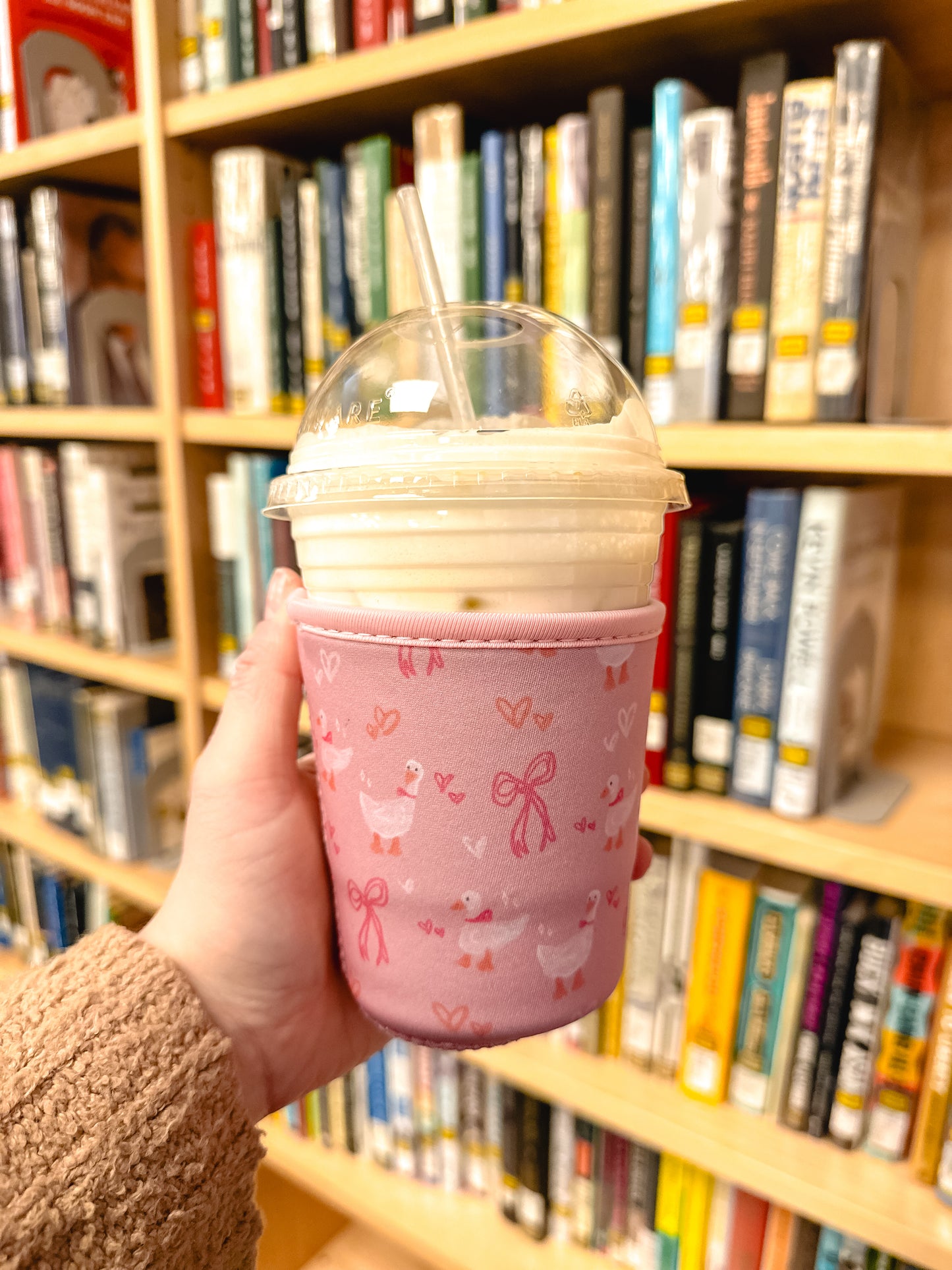 Coquette Goose Coffee Sleeve