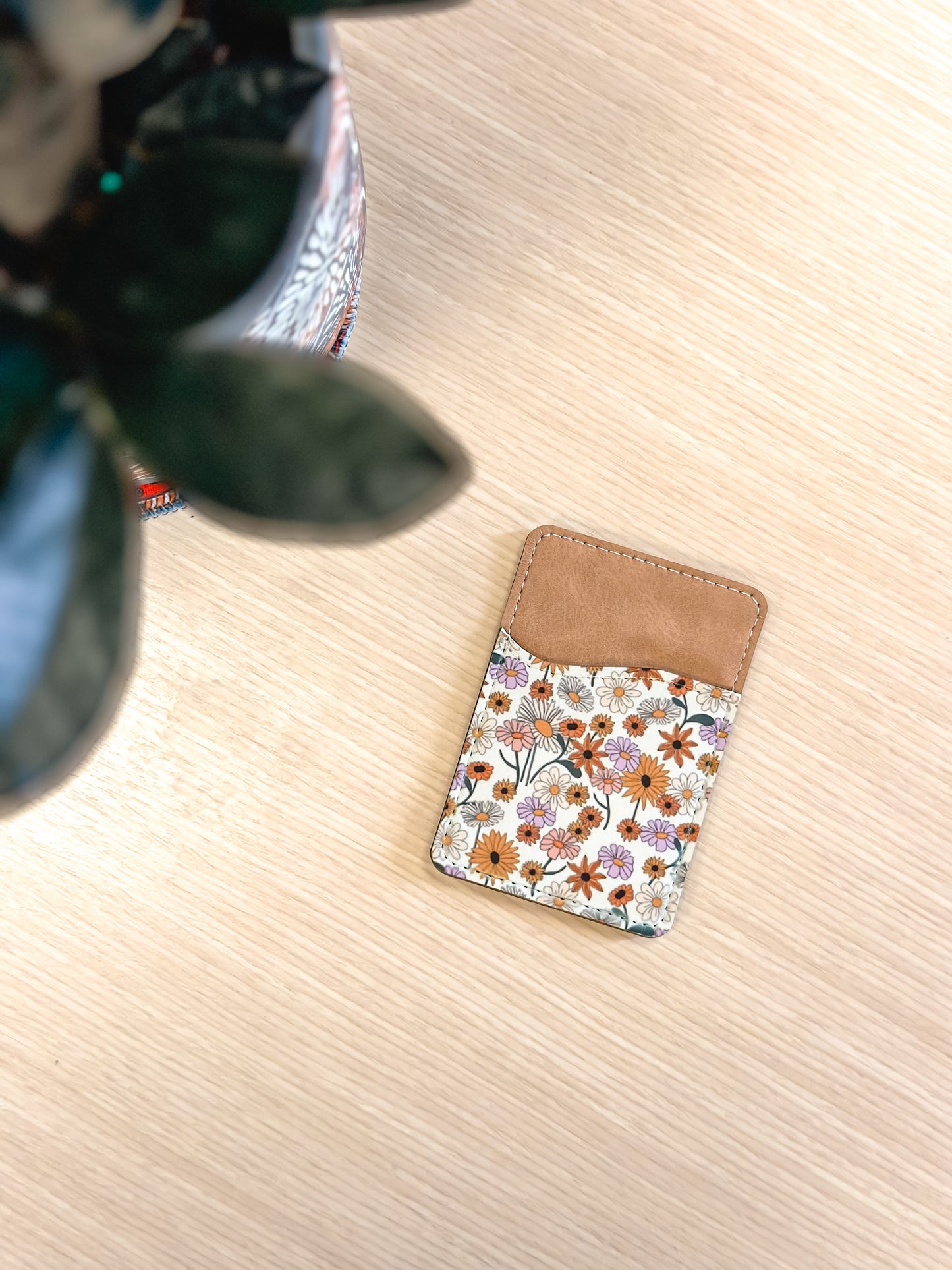 Vintage Floral Phone Wallet