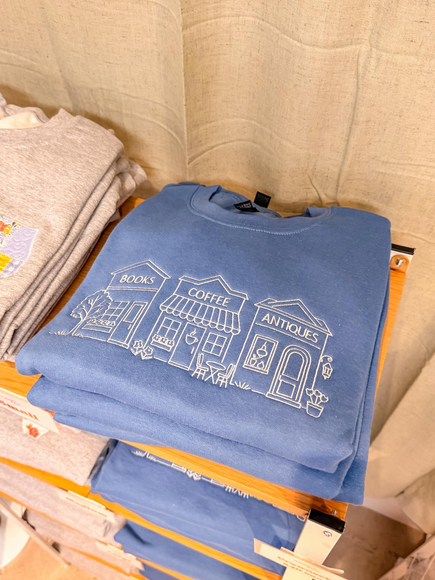 Books, Coffee, Antiques Crewneck