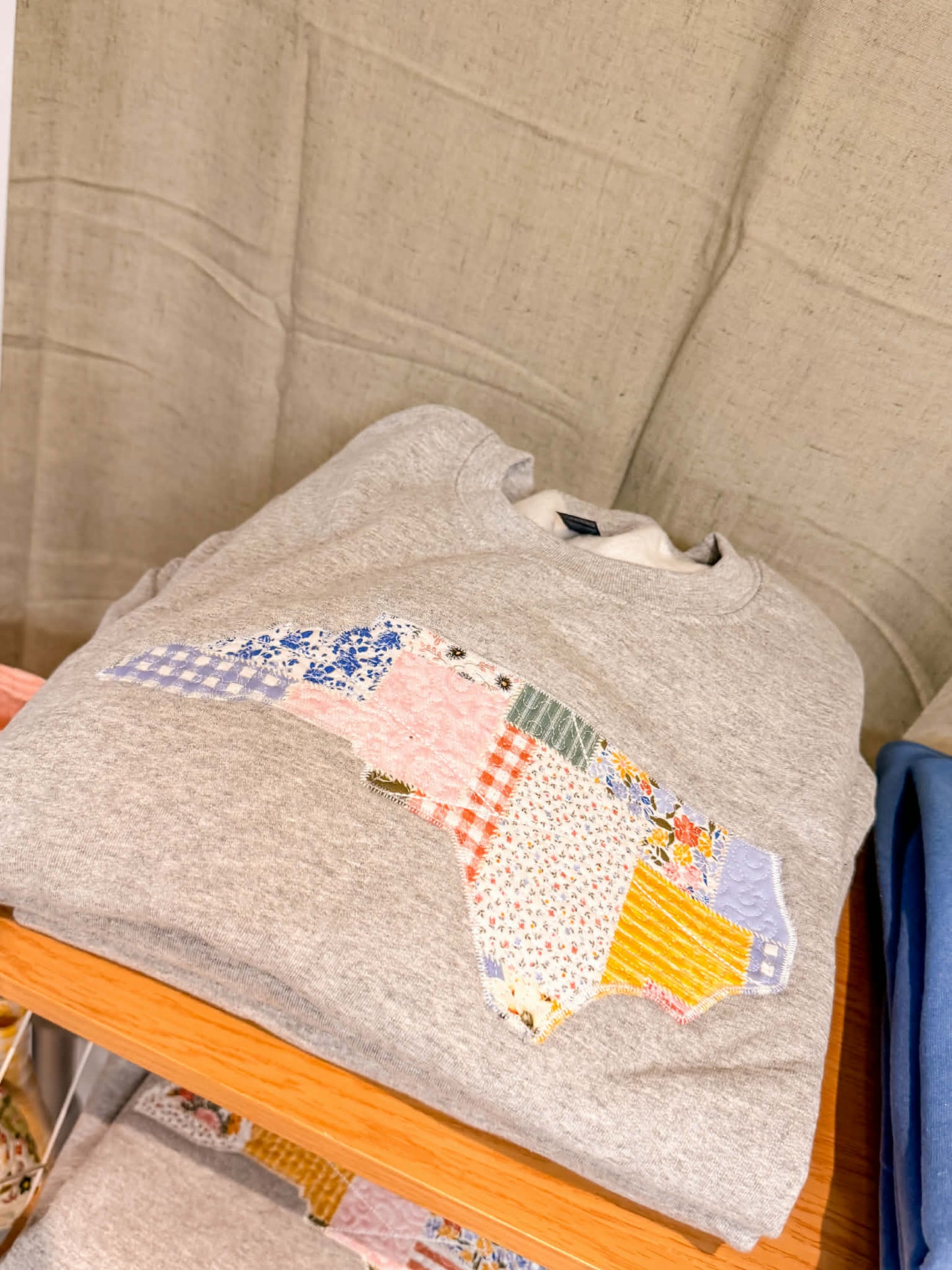 North Carolina Patchwork Crewneck