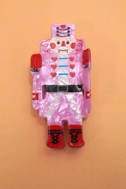 CHRISTMAS TREE SANTA SNOWMAN HAIR CLAW CLIPS | 40H939: CHRISTMAS TREE