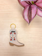 Cowboy Boot Chapstick Holder Keychains