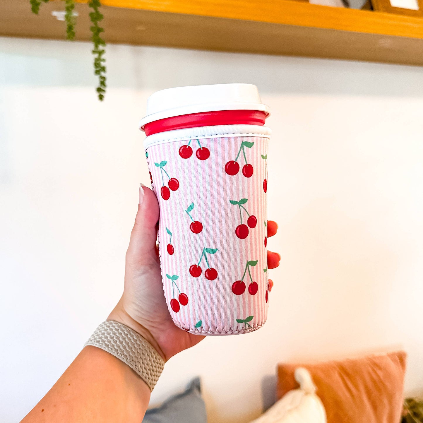 Mon Cheri (Cherries) | Iced Coffee Sleeve: Small
