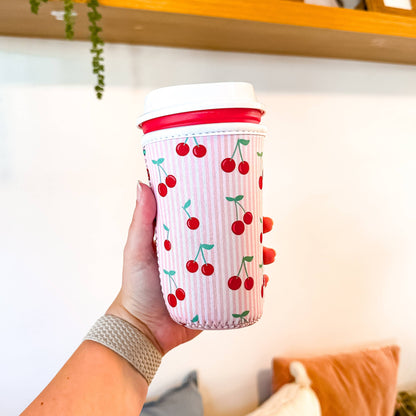 Mon Cheri (Cherries) | Iced Coffee Sleeve: Small