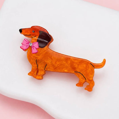 JUMBO DOG HAIR CLAW CLIPS | 40H1108: PINK