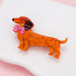 JUMBO DOG HAIR CLAW CLIPS | 40H1108: PINK