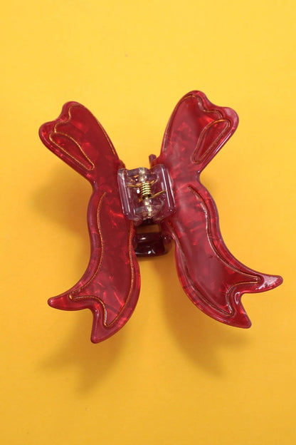CHRISTMAS TREE SANTA SNOWMAN HAIR CLAW CLIPS | 40H939: CHRISTMAS TREE