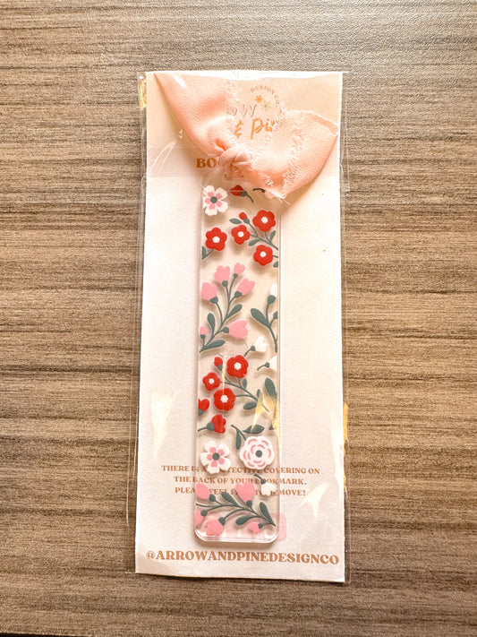 Spring Flowers Bookmark