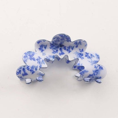VINTAGE PORCELAIN STYLE HALF MOON HAIR CLAW CLIPS | 40H900: B