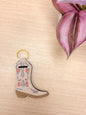 Cowboy Boot Chapstick Holder Keychains