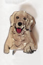 Golden Retriever Hair Claw Clip