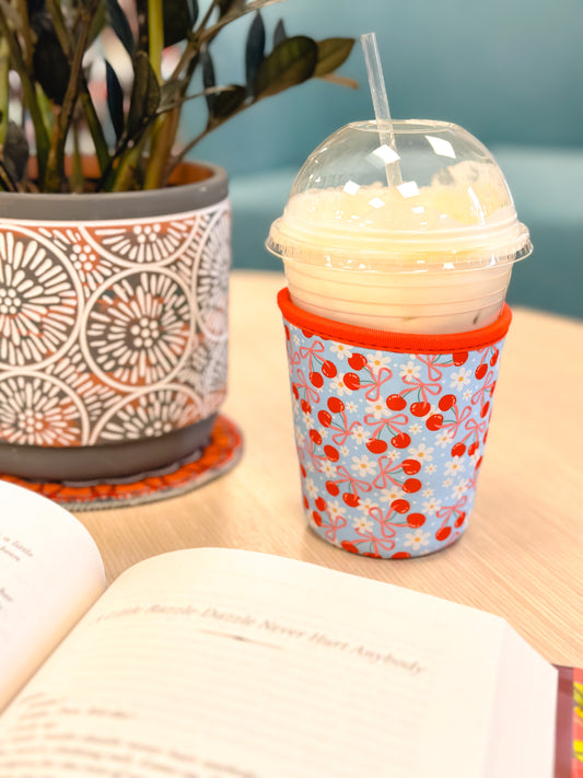 Cherry Coffee Sleeve