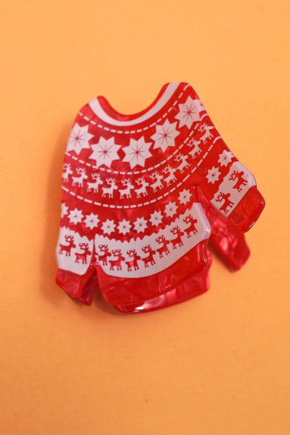 CHRISTMAS TREE SANTA SNOWMAN HAIR CLAW CLIPS | 40H939: CHRISTMAS TREE