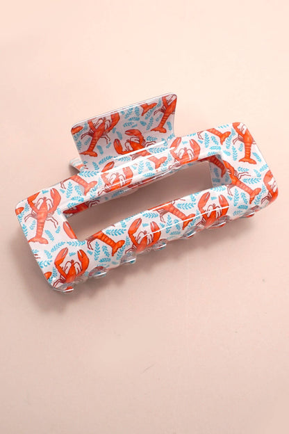 Under-the-Sea Themed Hair Claw Clip | 40H1056: Lobster