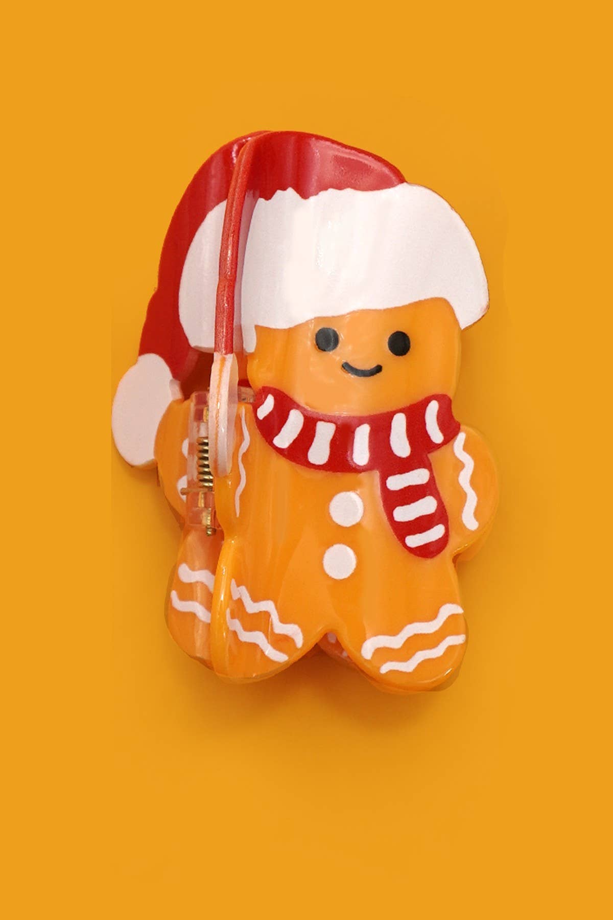 CHRISTMAS TREE SANTA SNOWMAN HAIR CLAW CLIPS | 40H939: CHRISTMAS TREE