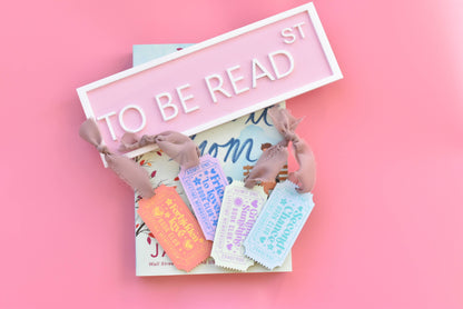 Romance Book Trope Ribbon Bookmarks Bookish Ticket Style: Friends To Lovers