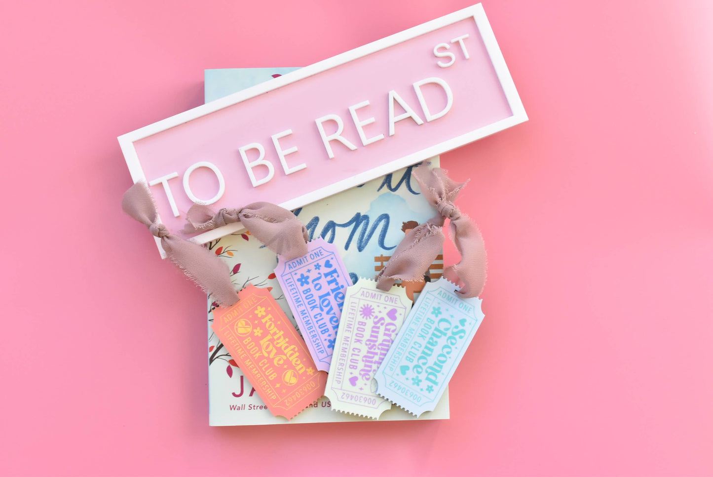 Romance Book Trope Ribbon Bookmarks Bookish Ticket Style: Second Chance