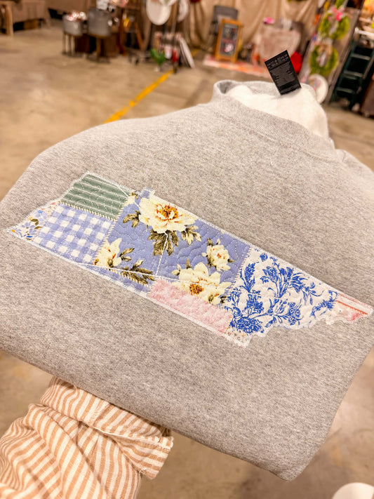 Tennessee Patchwork Crewneck