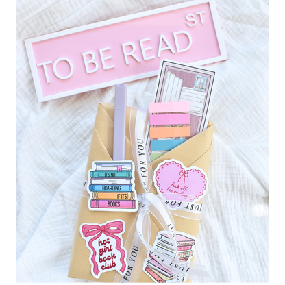 "TO BE READ” Shelf Sign Book Nook Decor Bookish Book Lover