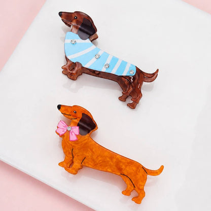 JUMBO DOG HAIR CLAW CLIPS | 40H1108: PINK